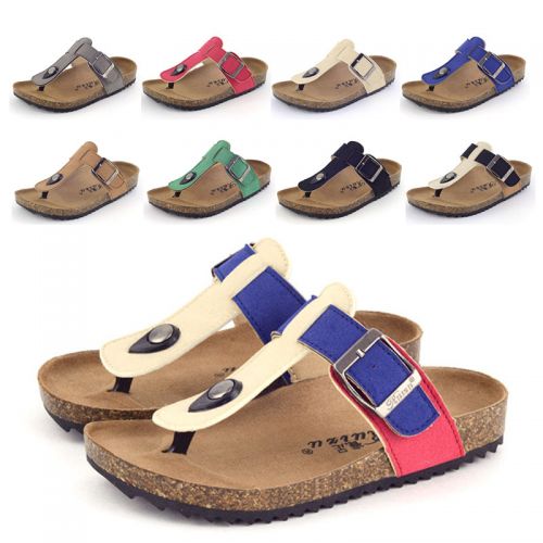 Chaussons enfants en pour été - semelle caoutchouc Ref 1011526