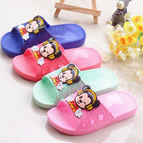 Chaussons enfants pour été - semelle caoutchouc antidérapant Ref 1012366