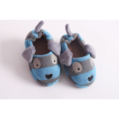 Chaussons enfants en coton pour hiver - semelle caoutchouc Ref 1012762