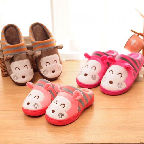 Chaussons enfants en pour hiver - semelle caoutchouc antidérapant Ref 1013210