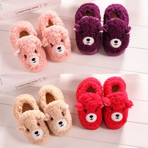 Chaussons enfants en pour hiver - semelle caoutchouc Wear Ref 1013687