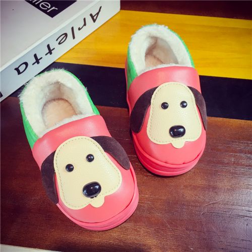 Chaussons enfants en Cuir spatial pour hiver - Ref 1014015