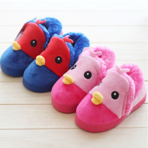 Chaussons enfants en pour hiver - semelle caoutchouc antidérapant Ref 1014195