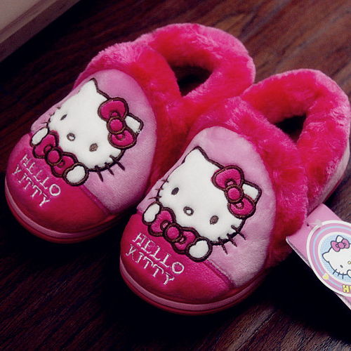 Chaussons enfants HELLO KITTY pour hiver - semelle Ref 1014246