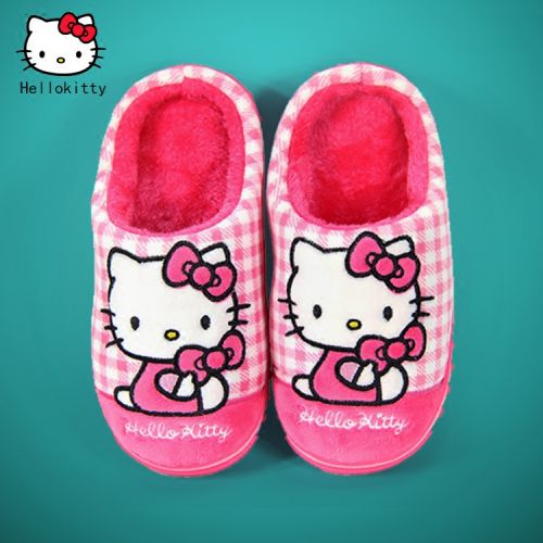 Chaussons enfants en HELLOKITTY pour hiver - semelle caoutchouc antidérapant Ref 1014343