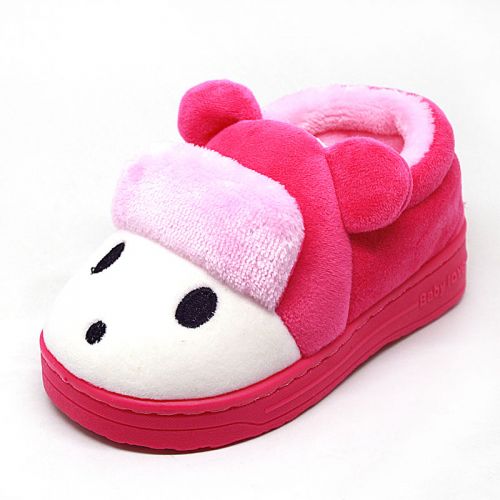 Chaussons enfants en pour hiver - semelle caoutchouc antidérapant Ref 1014492