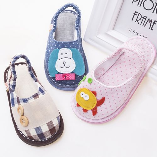 Chaussons enfants en coton pour printemps - semelle Melaleuca Ref 1014556