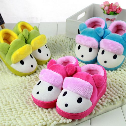 Chaussons enfants en pour hiver - semelle caoutchouc antidérapant Ref 1014834