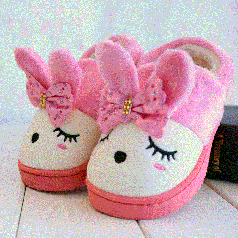 Chaussons enfants en pour hiver - semelle EVA Ref 1014939