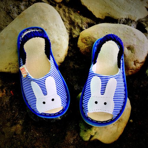 Chaussons enfants en coton pour été - semelle Melaleuca Ref 1015454