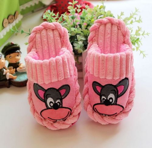 Chaussons enfants en coton pour hiver - semelle EVA Ref 1015525