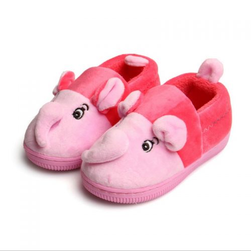 Chaussons enfants en pour hiver - semelle caoutchouc Ref 1016350