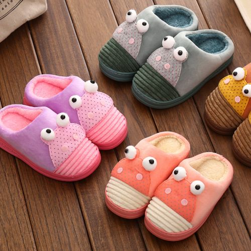 Chaussons enfants en LE XIN ZU pour hiver - semelle caoutchouc Ref 1016373