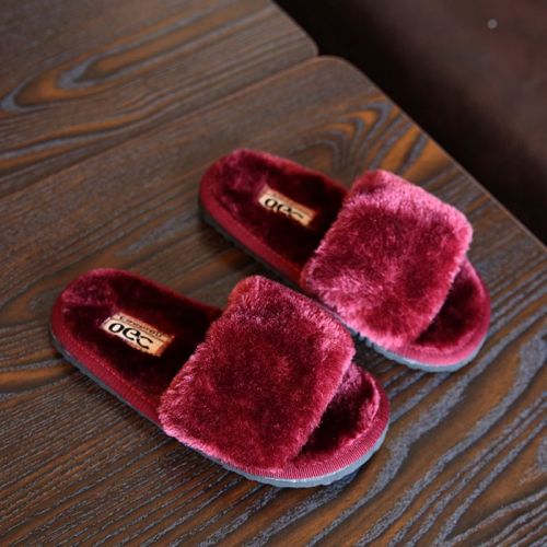 Chaussons enfants en pour hiver - semelle mousse Ref 1016743