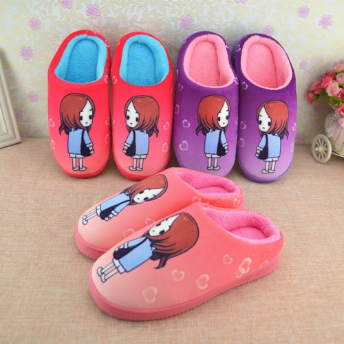 Chaussons enfants en pour hiver - semelle caoutchouc antidérapant Ref 1016828