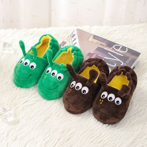Chaussons enfants en pour hiver - semelle caoutchouc antidérapant Ref 1017094
