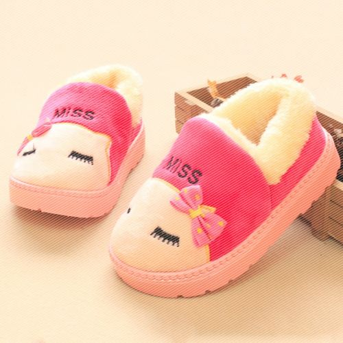Chaussons enfants en pour hiver - semelle EVA Ref 1017323
