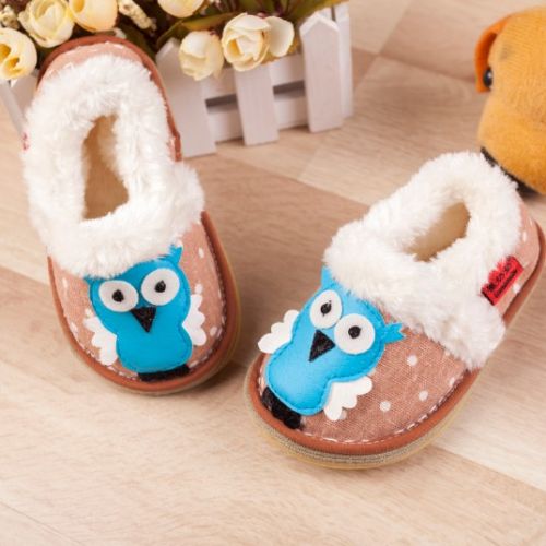 Chaussons enfants en coton pour hiver - semelle Melaleuca Ref 1017406