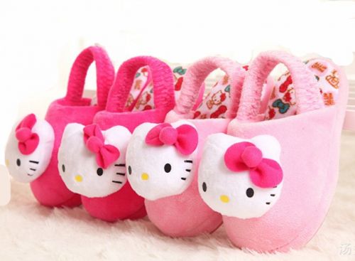 Chaussons enfants en HELLO KITTY pour printemps - semelle caoutchouc Ref 1017862