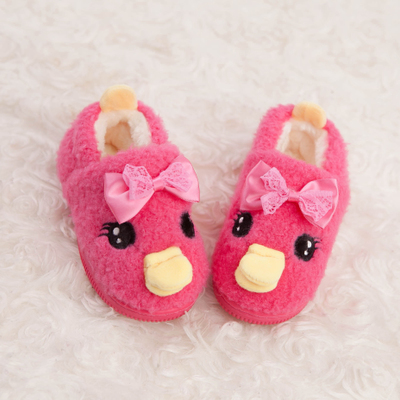 Chaussons enfants en pour hiver - semelle caoutchouc antidérapant Ref 1017895