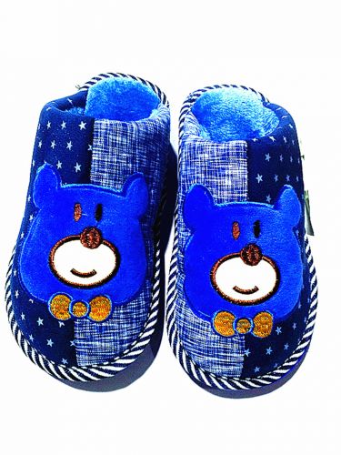 Chaussons enfants en coton TUOTJ - semelle caoutchouc antidérapant Ref 1018375