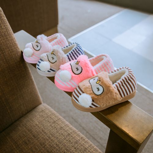 Chaussons enfants en pour hiver - semelle plastique Ref 1018436