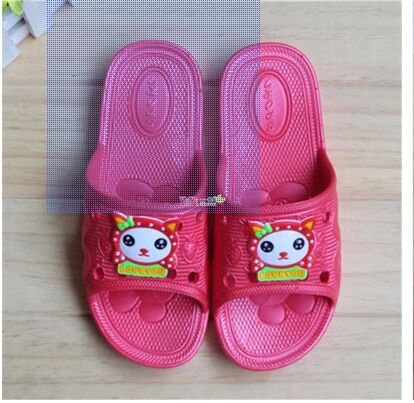 Chaussons enfants en Cuir spatial pour été - semelle plastique Ref 1020802