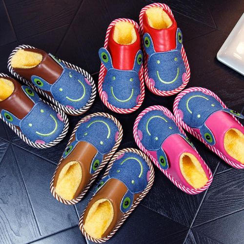 Chaussons enfants en pour hiver - semelle fond composite Ref 1023676