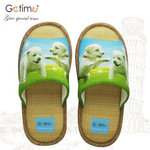 Chaussons enfants en coton pour printemps - semelle caoutchouc Ref 1024778