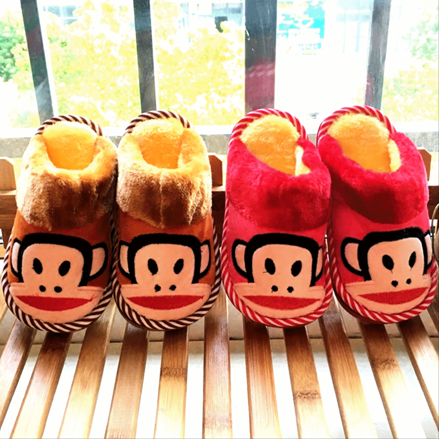 Chaussons enfants en SUMMEREND pour hiver - semelle caoutchouc naturel Ref 1025813