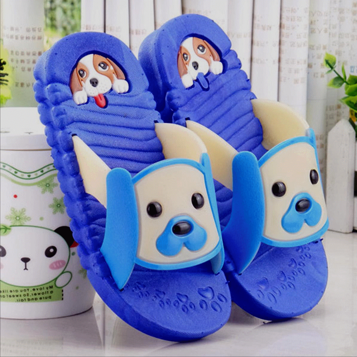 Chaussons enfants pour été - semelle caoutchouc Ref 1028162