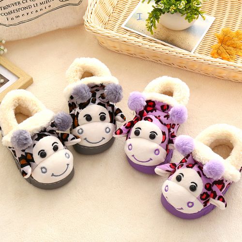 Chaussons enfants en coton pour hiver - Ref 1032339