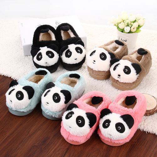 Chaussons enfants en pour hiver - semelle caoutchouc antidérapant Ref 1032439