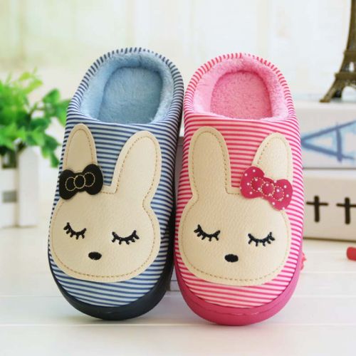Chaussons enfants en coton pour Toute saison - semelle caoutchouc Ref 1032500