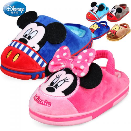 Chaussons enfants en DISNEY pour hiver - semelle plastique Ref 1032536