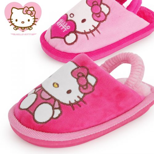 Chaussons enfants en HELLO KITTY pour hiver - semelle plastique Ref 1033100