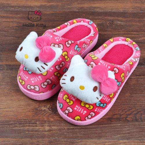 Chaussons enfants en HELLO KITTY pour hiver - semelle fond composite Ref 1033605