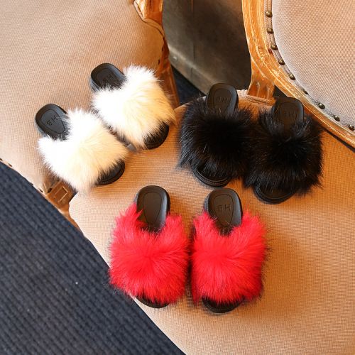 Chaussons enfants pour hiver - semelle caoutchouc Ref 1034190