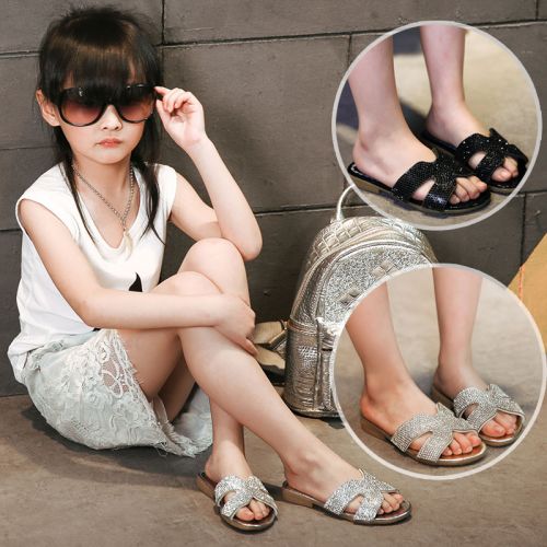 Chaussons enfants pour été - semelle caoutchouc Ref 1034193