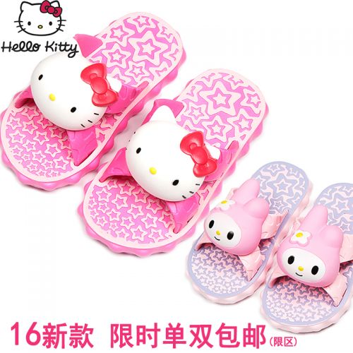 Chaussons enfants HELLO KITTY pour été - semelle plastique Ref 1034242
