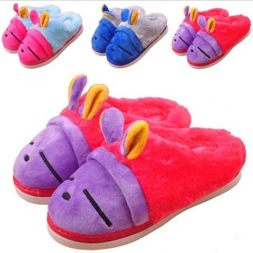 Chaussons enfants en pour hiver - semelle caoutchouc antidérapant Ref 1034284