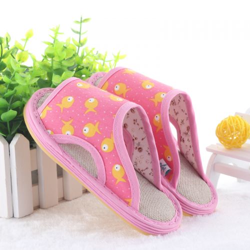 Chaussons enfants en coton pour été - semelle plastique Ref 1034728
