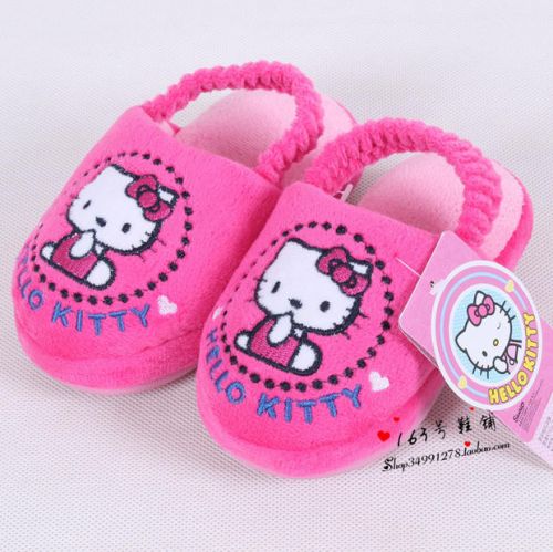Chaussons enfants en HELLO KITTY pour hiver - semelle plastique Ref 1034733