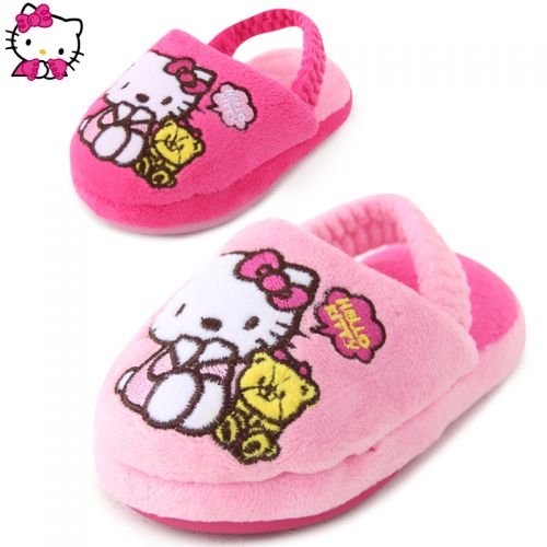 Chaussons enfants en HELLO KITTY pour printemps - semelle caoutchouc Ref 1034849
