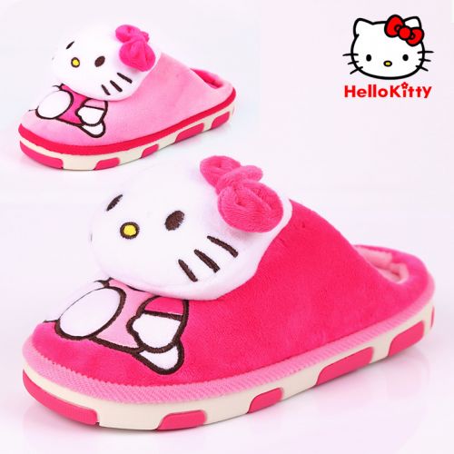 Chaussons enfants HELLO KITTY pour hiver - semelle caoutchouc antidérapant Ref 1034906