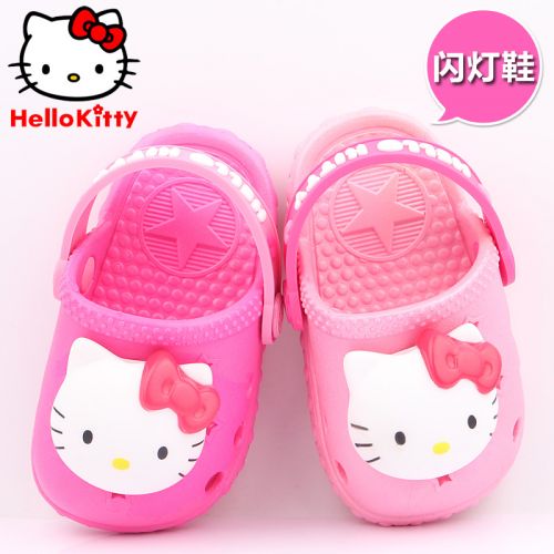 Chaussons enfants HELLO KITTY pour été - semelle caoutchouc antidérapant Ref 1034918