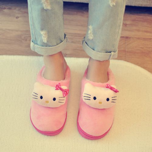 Chaussons enfants en pour hiver - semelle caoutchouc Ref 1035910