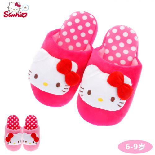 Chaussons enfants en HELLO KITTY pour hiver - semelle caoutchouc Ref 1035981