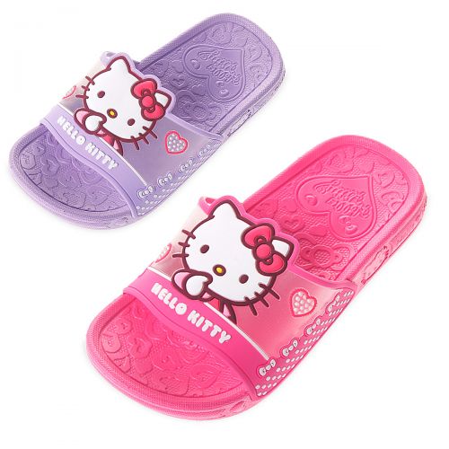 Chaussons enfants HELLO KITTY pour été - semelle caoutchouc antidérapant Ref 1036000