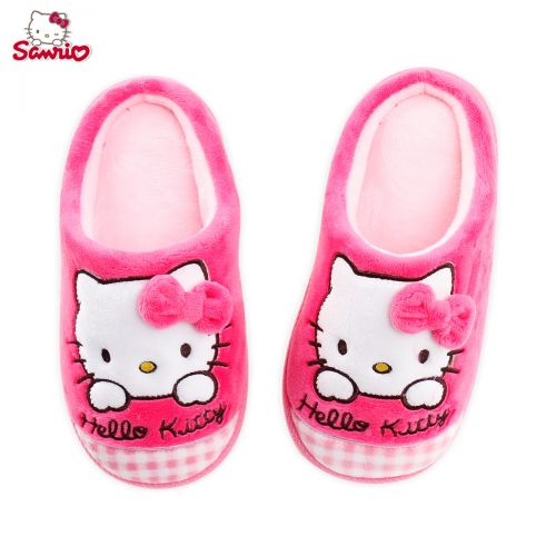 Chaussons enfants en HELLO KITTY pour hiver - semelle caoutchouc antidérapant Ref 1036001